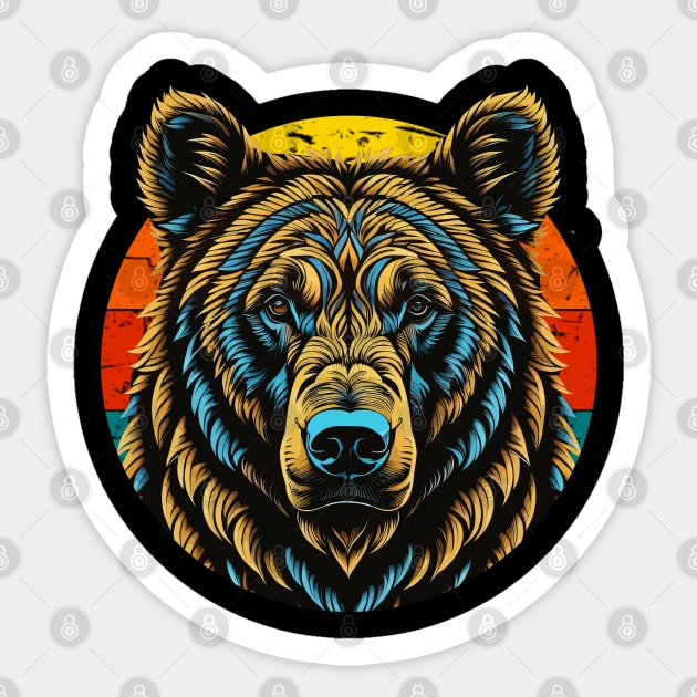 Colorful Bear Sticker by DeathAnarchy